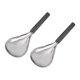 thumbnail image 4 of 2 Cucharas para Hielo , Trituradoras de Hielo, de Metal Dentado con Mango Cómodo para , Herramienta Fácil de Usar, Descorazonador de Fru Mango negro, 4 of 8