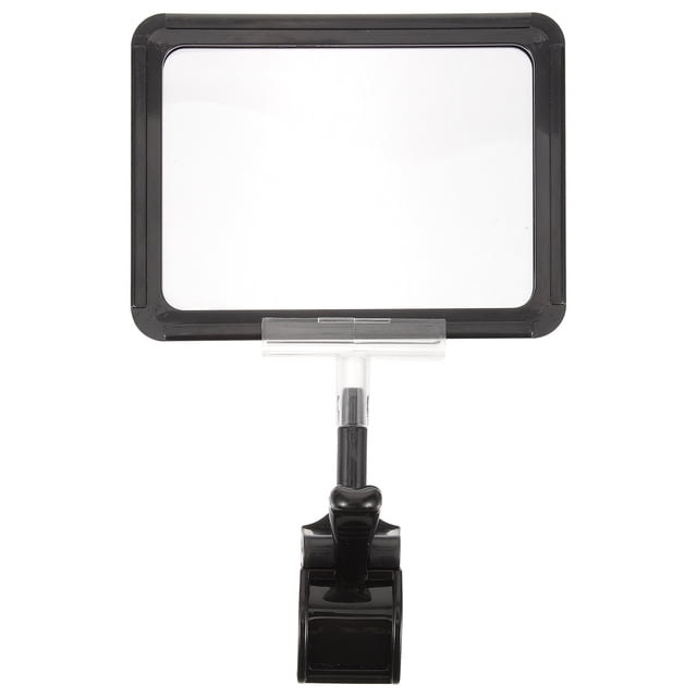 KAKOWELY Clip On Sign Holder Adjustable Plastic Sign Holder Merchandise Sign Display Clip Holder,9.06"X6.1"X2.36"