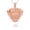 Rose, variant on Solid Gold Diamond Cut Rottweiler Pet Dog Pendant Necklace(10K White Gold, Pendant)