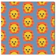 thumbnail image 1 of Wynwood Studio 'Lion Pattern' Animals Wall Art Canvas Print - Orange, Yellow, 30" x 30", 1 of 2