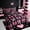 A Black Hotpink, variant on Erosebridal Lovely Coquette Bow-Tie Kids Twin Quilt Set,Cute Pink Bowknot Print Twin Coverlet Set For Girls,2 Pieces