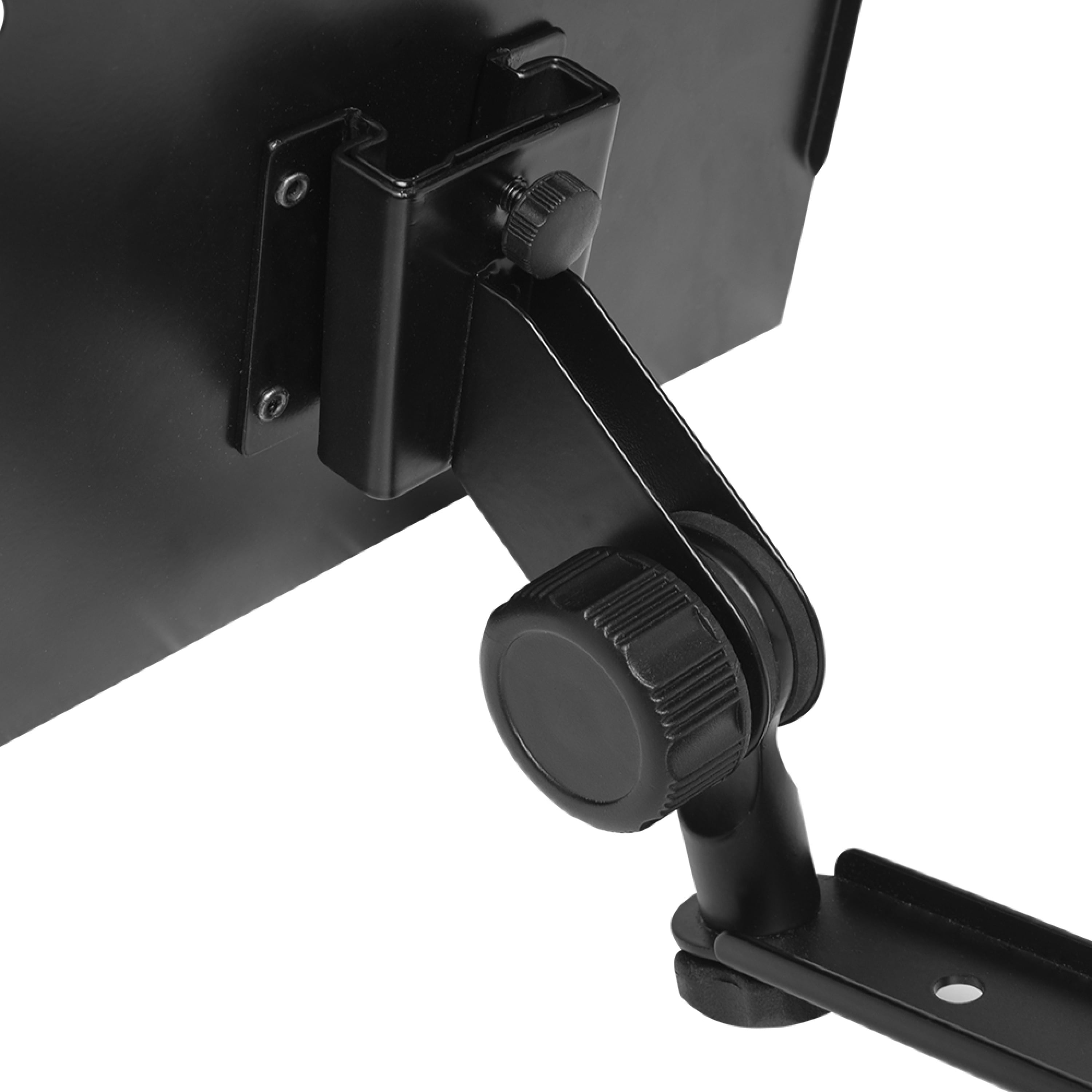 Stagg MUS-ARM 1 Small Perforated Music Stand Plate with Attachable Holder Arm