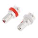 thumbnail image 1 of Conector de enchufe hembra Chasis Adaptador de montaje en panel Terminal Baoblaze 2 Piezas 32x16 mm Conector hembra RCA, 1 of 8