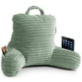 thumbnail image 1 of Nestl Almohada de Lectura para Niños y Adolescentes, Pequeña con Respaldo Brazos, Descanso Cama Memory Foam Triturada, Color Verde Salvia., 1 of 6