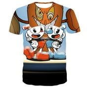 Cuphead Merch T-Shirt Summer For Women/Men Short Sleeve TShirt Casual Tee Streetwear Top