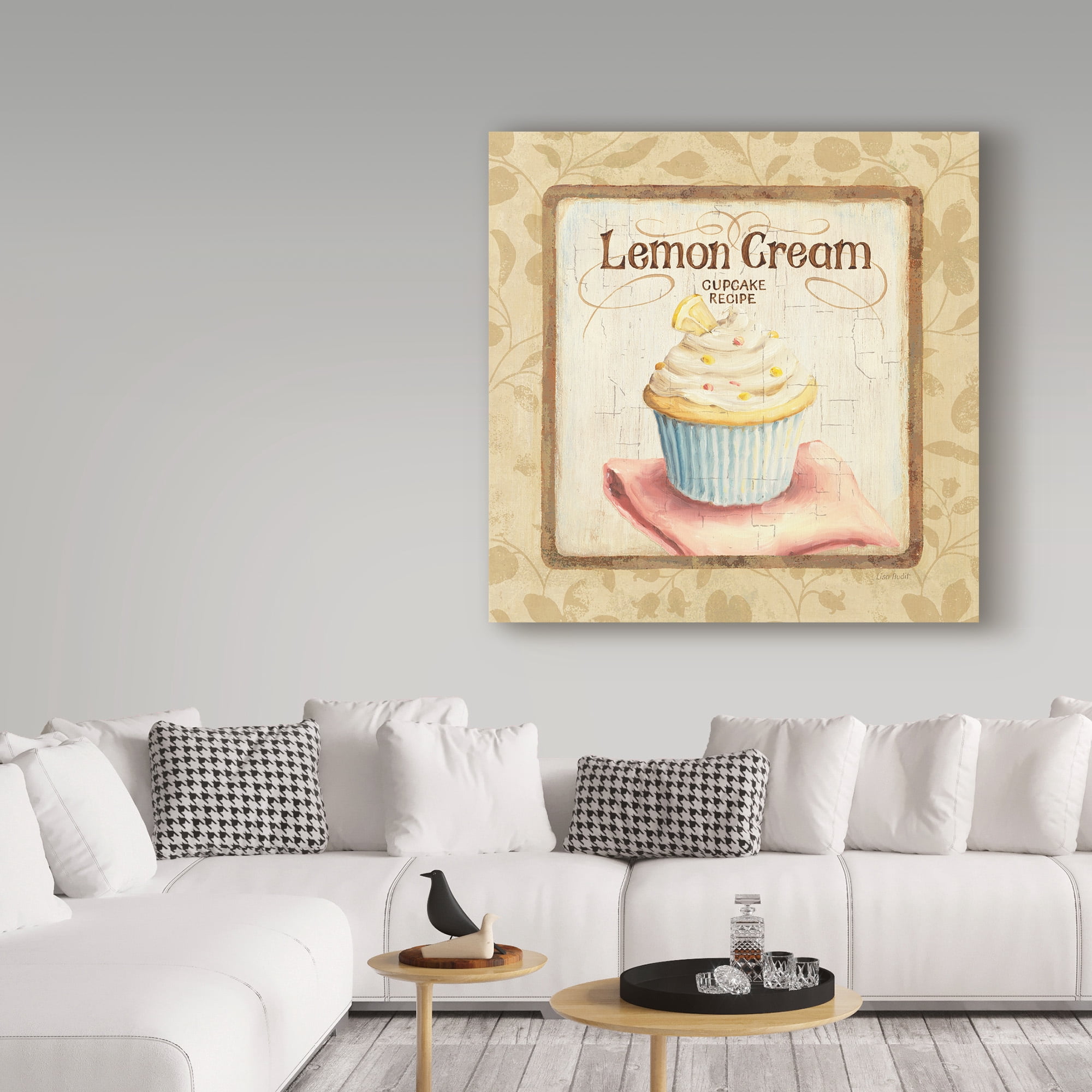 Trademark Fine Art 'Sweet Cupcakes III' Canvas Art by Lisa Audit