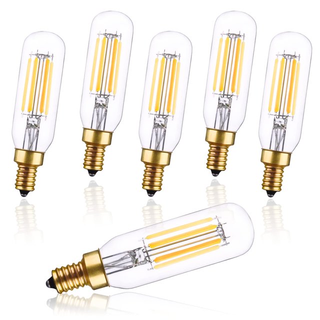 Bombilla CREATE BRIGHT T6 regulable E12 6 W 4000 K (paquete de 6)