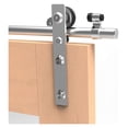 thumbnail image 1 of Sliding Door System Stainless Steel Suitable For Single Door 4-8FT/121-243CM Barn Door Hardware Kit ,Easy to Install, 1 of 7