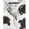 thumbnail image 4 of DreamWorks How to Train Your Dragon Toothless 2 Pack Ribbed Sleep N' Plays 2-Way Zip Newborn to Infant, 4 of 5