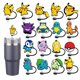 thumbnail image 2 of 20PCS Pikachu Anime Silicone Straw Covers 10mm - Reusable Cartoon Straw Protectors for Cups & Drinking Accessories, 2 of 4