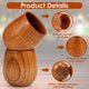 thumbnail image 4 of Xiao Hua Juego de 2 copas de vino de madera de 250 ml, diseño vintage creativo, un regalo tabú para hombres., 4 of 5