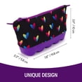 thumbnail image 5 of ZIPIT Hearts Pencil Case for Girls | Silicone Large Capacity Pencil Pouch | Pencil Bag for School, College and Office, 5 of 7