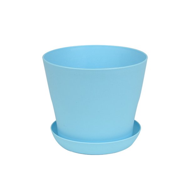 Paquete de 12 macetas de plástico para guardería, plantas de interior al aire libre para tu habitación, oficina, decoración de jardín con aberturas de bandeja Ormromra CPB-US-DYP15-3