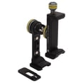 thumbnail image 3 of Phone Tripod Mount, 1/4 Inch Screw Hole Smartphone Tripod Mount Universal 360 Degree Rotating  For Photography Light For Microphone, 3 of 8