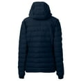 thumbnail image 3 of Women's Cutter & Buck Navy New York Yankees Americana Logo Mission Ridge Repreve Eco Insulated Full-Zip Puffer Jacket, 3 of 3