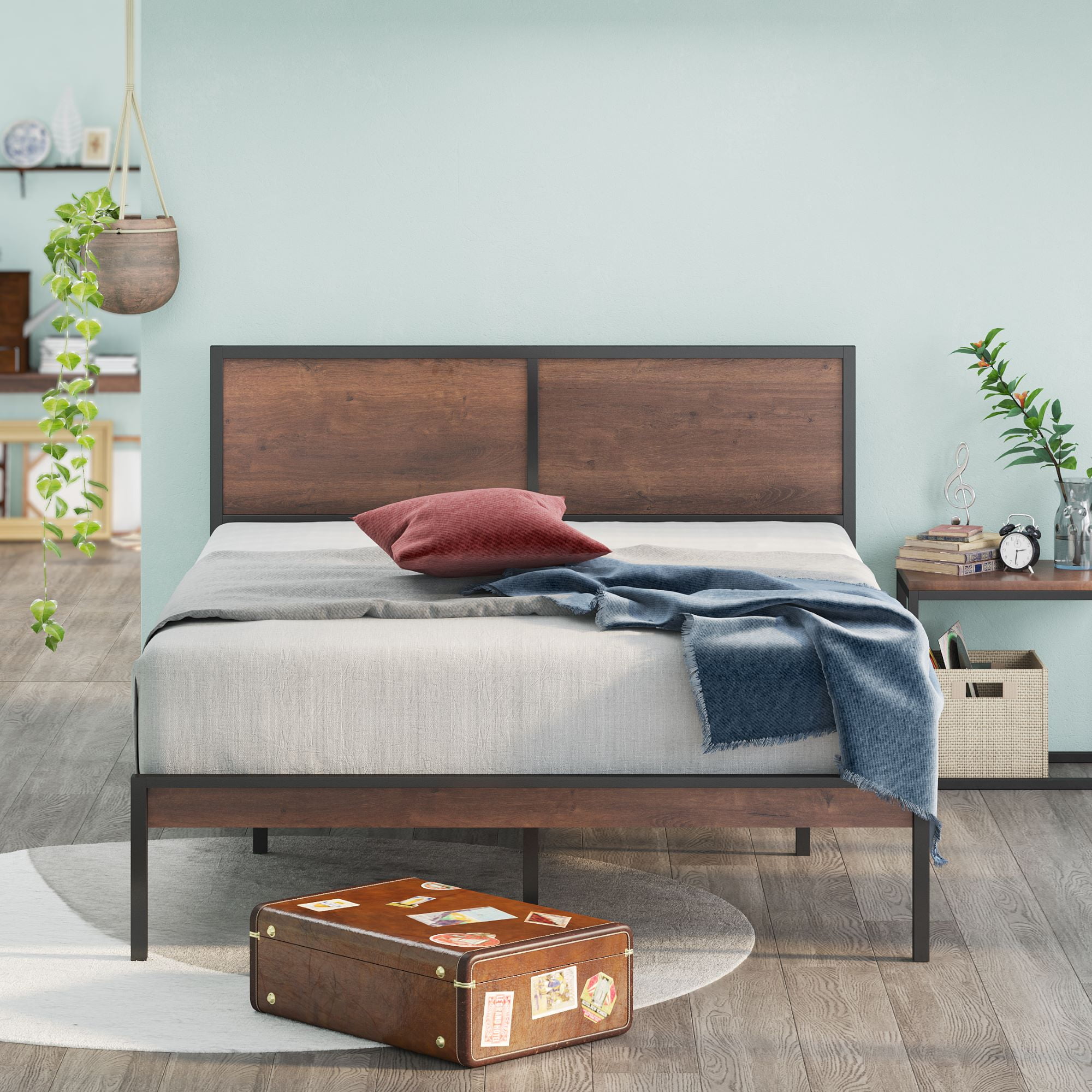 Zinus brock 2024 metal and wood