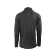 thumbnail image 2 of MidwayUSA Men's Heavyweight Long Sleeve Quarter Zip Merino Wool Base Layer Shirt Heather Black Large Tall, 2 of 2