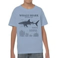 thumbnail image 2 of Whale Shark Anatomy and Habitat Youth's T-shirt, 2 of 3