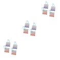 thumbnail image 1 of Llavero Gradiente Brillo Ligero Portátil 4 UNIDS Advancent Accesorio Teléfono Móvil 5x4.1x1 cm, 1 of 6