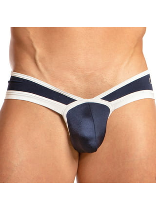 Men's Underwear Satin Silky Sexy Thong Small to Plus Sizes Multi-Pack 