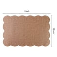 thumbnail image 4 of Unique Bargains Set of 6 Ruffle Placemats for Kitchen Dining Table Decor Dark Curry, 4 of 7