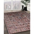 thumbnail image 2 of Ahgly Company Indoor Rectangle Mid-Century Modern Reddish Brown Oriental Area Rugs, 7' x 10', 2 of 6