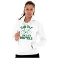 thumbnail image 4 of Single Like My Bicycle Gear Hipster Hoodie Sweatshirt Women Men Brisco Brands S, 4 of 6