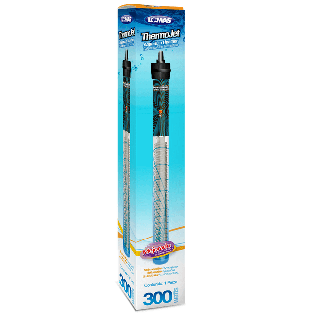 Calentador SUMERGIBLE Lomas Thermojet 300 W con termostato 300 L