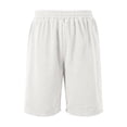 thumbnail image 7 of VV AVEORS Mens Corduroy Shorts Casual Elastic Waistband Big And Tall Shorts Solid Color Lightweight Work Short With Pockets White XL, 7 of 7