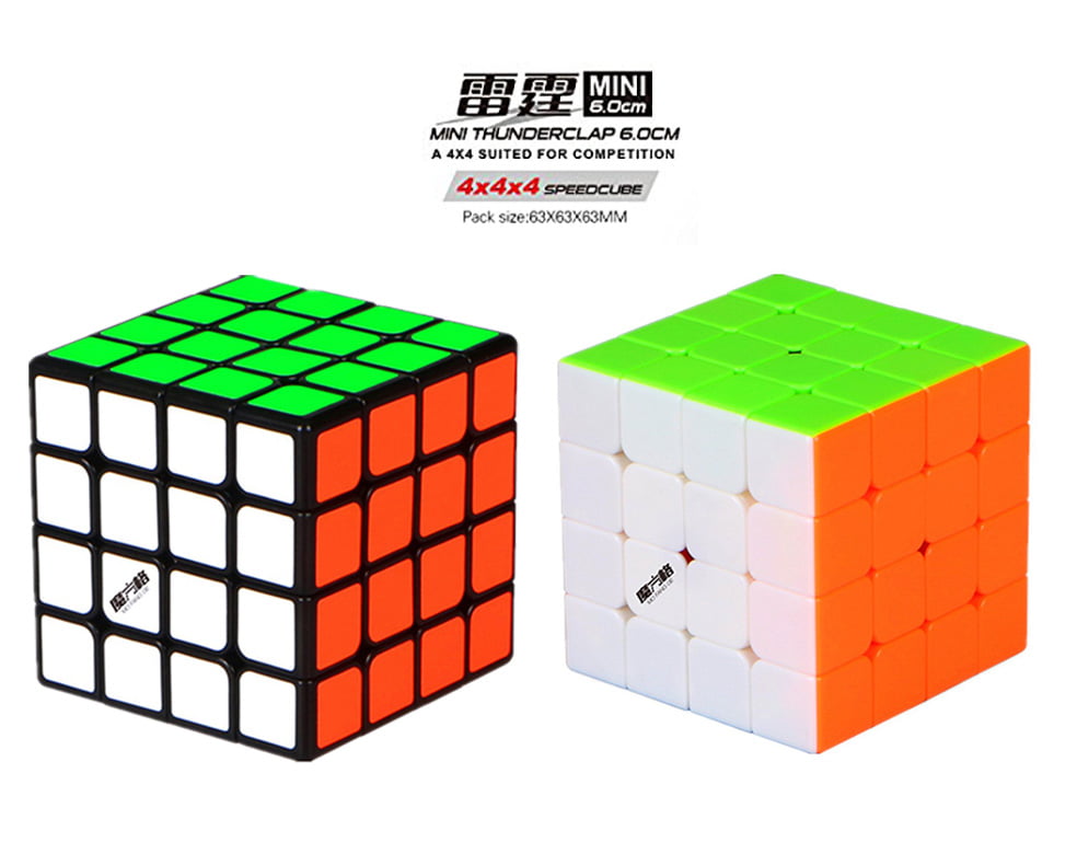 QiYi Stickerless Speed Cubing Mofangge Thunderclap 4x4x4 Magic Cube Puzzle Toy 