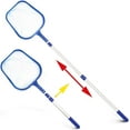 thumbnail image 2 of Surface Net Swimming Pool Landing Net, Leaf Skimmer with 105Cm Detachable Handle Fine Mesh Net Swimming Pool Cleaning Kit for Ponds, Fountain, Pond,, 2 of 5