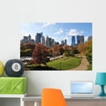 thumbnail image 1 of Autumn Central Park Wall Mural by Wallmonkeys Peel and Stick Graphic (36 in W x 24 in H) WM241113, 1 of 4