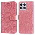 thumbnail image 1 of Funda tipo cartera GANGXUN para Honor X6 , diseño girasol, cuero PU, soporte, cierre magnético, tarjetero, 1 of 5