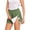 Army Green, variant on Post-Surgery Recovery Shorts for Women, Side Open Adaptive Clothing with Velcro Closures, Gradient Ombre Nursing Shorts for Hip & Knee Surgery Care