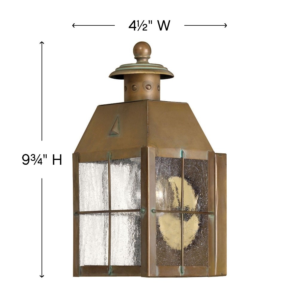 Hinkley Lighting - Nantucket - Brass Outdoor Lantern Fixture in - image 3 of 4