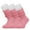 Pink, variant on Cotton Slouch Socks for Boys and Girls Limone 3 Pairs 6-8 Years Old