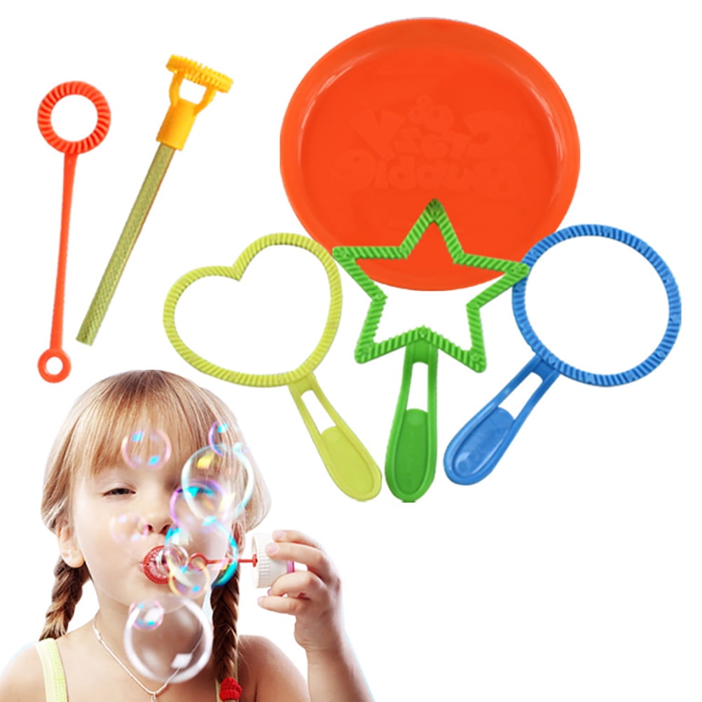 6pcs Kids Summer Blowing Bubble Toys Bubble Sticks Set for Children Outdoor bd 