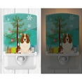 thumbnail image 2 of Merry Christmas Tree Basset Hound Ceramic Night Light, 2 of 2