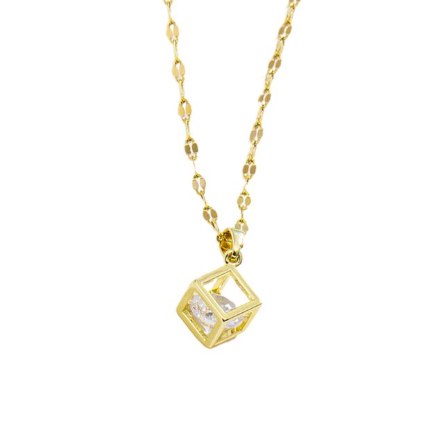 serony Pendant Necklace Collar Choker Jewelry Personalized Present Accessories Type 2 Gold 1Set