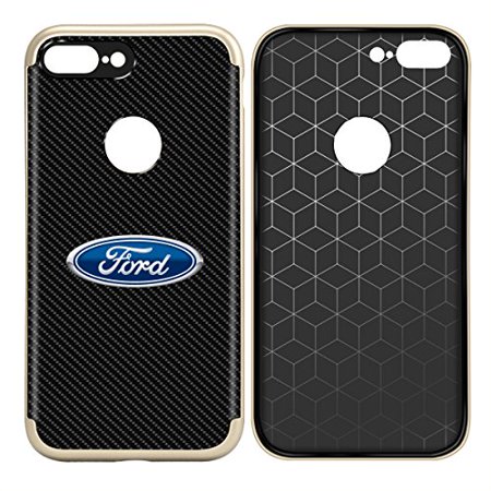 Iphone 7 Plus Case Iphone 8 Plus Case Ford Logo Shockproof Gold