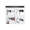thumbnail image 2 of Calibrador digital LANNMXG acero inoxidable 0,01 mm 0-200 mm pantalla grande, 2 of 5