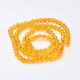 thumbnail image 2 of Orange Glass Bicone Beads Strands Faceted 4x4mm Hole: 1mm 88-89pcs/strand 12.99-13.39 inch, 2 of 2