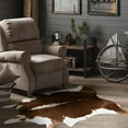 thumbnail image 5 of Noahas Faux Cowhide Area Rugs For Living Room, Bedroom,Office, 2.3'x3.6',Khaki, 5 of 7