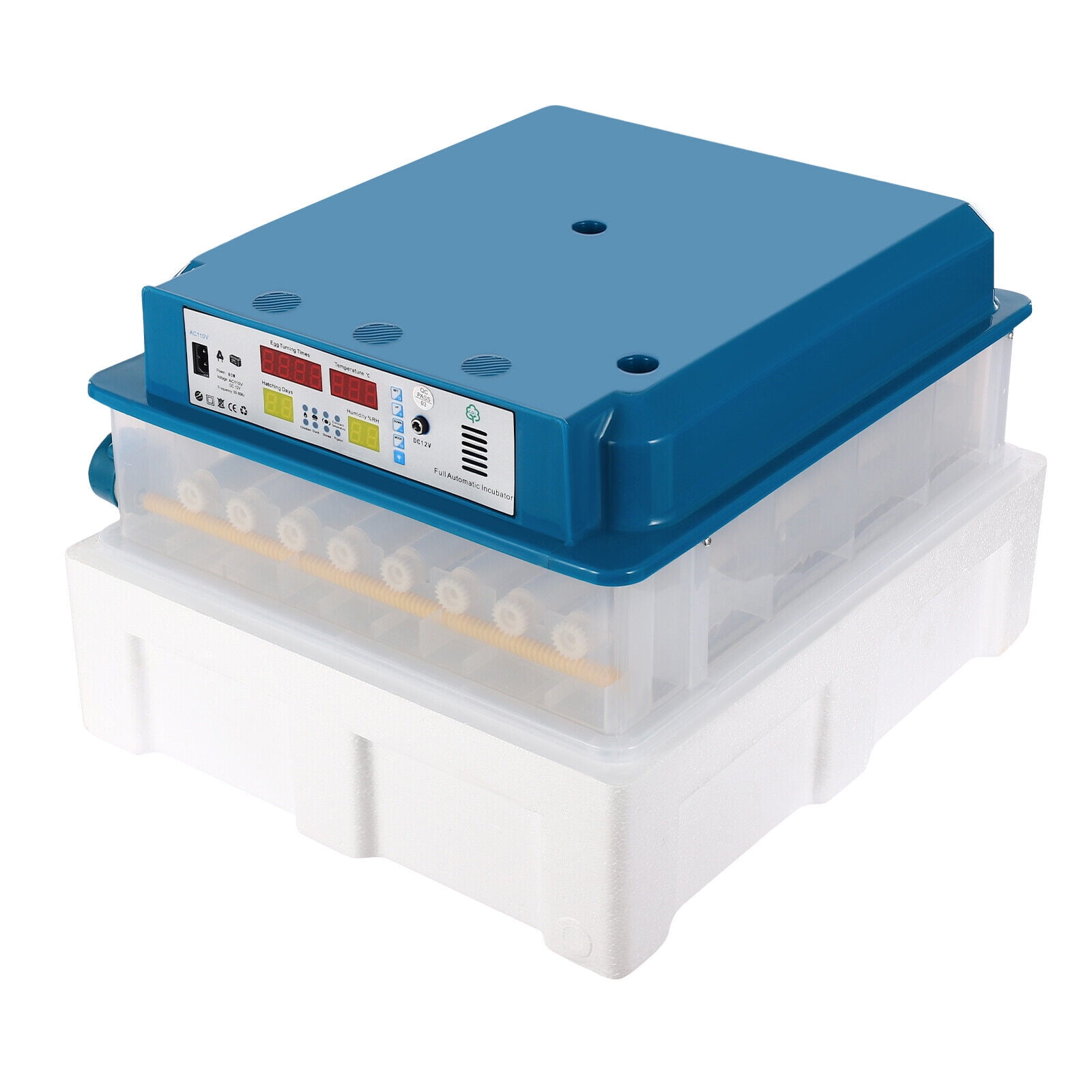 120 Egg Incubator Poultry Hatcher with Fully Automatic Egg Turning  for Chickens