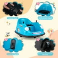 thumbnail image 5 of Costway Ride on Bumper Car for Kids with Remote Control 360 Degree Spin LED Light Blue, 5 of 10