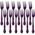 thumbnail image 1 of Stainless Steel Kitchen Dinner Forks 12-Piece Dinner Fork Set 7.3-inch Stainless Steel Forks Classic Flatware Silverware Sets Cutlery Utensils Dinnerware with Flower Edge -Purple, 1 of 6