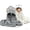 Black, variant on IFCOW 2pcs Baby Hooded Towels Soft Cotton Baby Bath Towel ，31.5 x 31.5" Ultra Absorbent Towel for Newborn Toddler Infants Babie Gifts