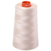 Aurifil 2310 Mako 50 Wt 100% Cotton Thread, 6,452 Yard Cone Light Beige