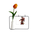 thumbnail image 1 of La ópera china tradicional juego de sombras Tarjeta de jarrón artificial de tulipanes, 1 of 3