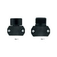 Orbit 5/8 inch to 3/4 inch Plastic Male and Female Hose Mender Bundle
